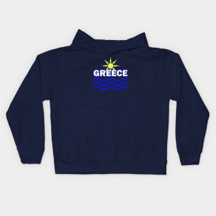 GREECE-Sun Water Kids Hoodie